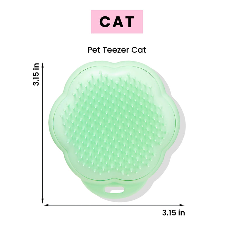 Pet Teezer - Turquoise cat brush, de-mats & gently cares for, ideal for grooming - BeesActive Australia