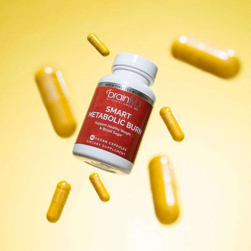 BrainMD Smart Metabolic Burn Weight Management, 60 Capsules | Dietary supplement in capsule form for daily use, formulated to support energy and appetite control with 30 servings
