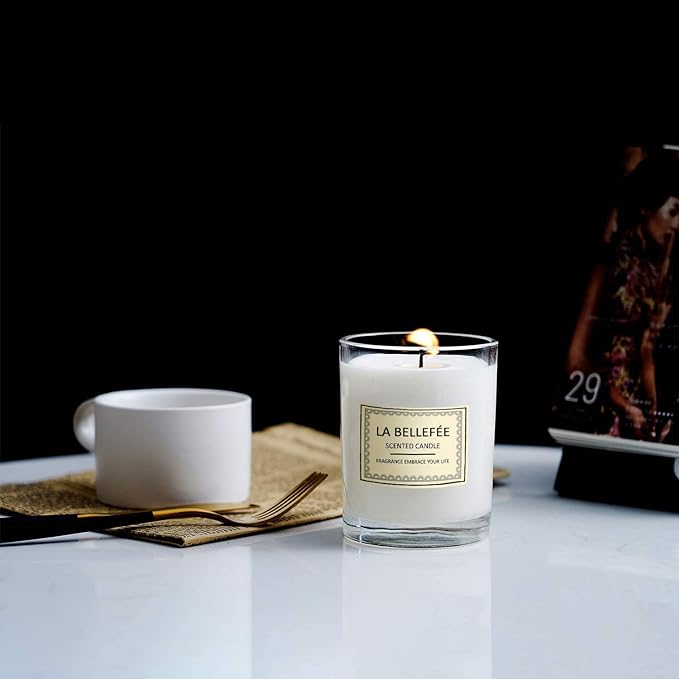 SCENTORINI Aroma Candles, Fruit Scented Candles, Thin Scented Bath Candles, Gift Set, Fashionable, Popular, Fruit Scented Candles with Lids, Candles, Cup Candles, Plant Wax Candles, Birthday Gifts, - BeesActive Australia