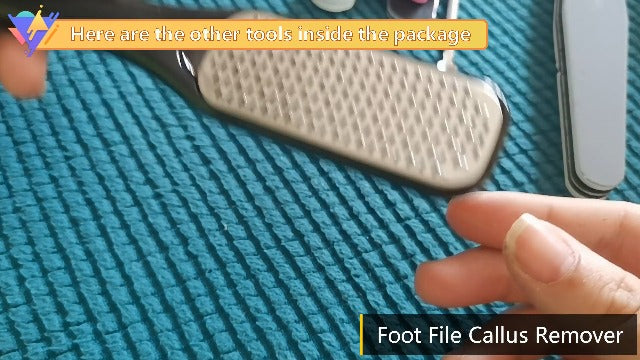 31Pc Professional Pedicure Kit, Nail Clipper, Foot Rasp and Callus Remover