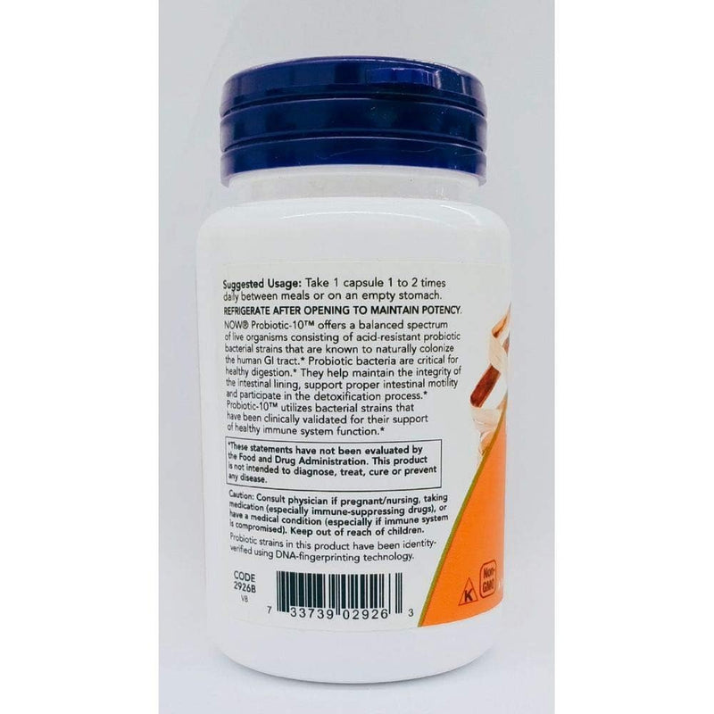 Now Probiotic-10 25 Billion, 50 Count (Pack of 2) 50 Count (Pack of 2)