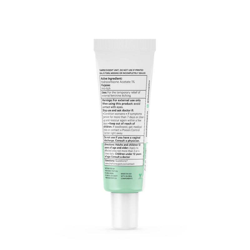 The Honey Pot Company - Feminine Anti-Itch Cream - At Home or On The Go Medicated Cream to Relieve Itching and Discomfort. Maximum Strength - 1 fl. Oz. Anti-Itch Vulva Cream - BeesActive Australia
