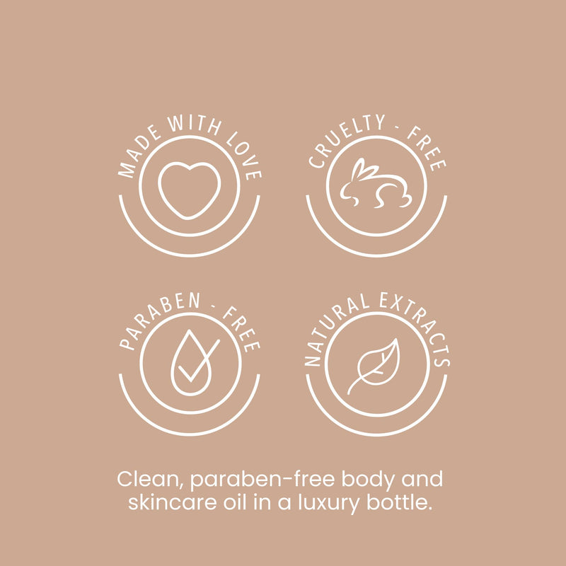 ANYELUZ Face and Body Oil with vitamin E, Luxury Anti-Aging & Stretch mark prevention formula, Deep hydration for face and body, All skin types, Óleo Facial Antiedad con Vitamina E