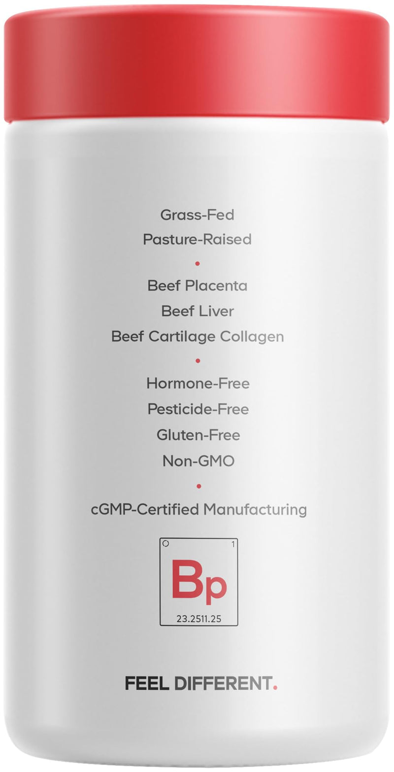 Codeage Beef Placenta, Grass-Fed, Liver, Tracheal Cartilage, 180 Capsules | Grass-fed beef placenta with liver and tracheal cartilage, pasture-raised. Nutrients in whole-food form. Three-month supply.