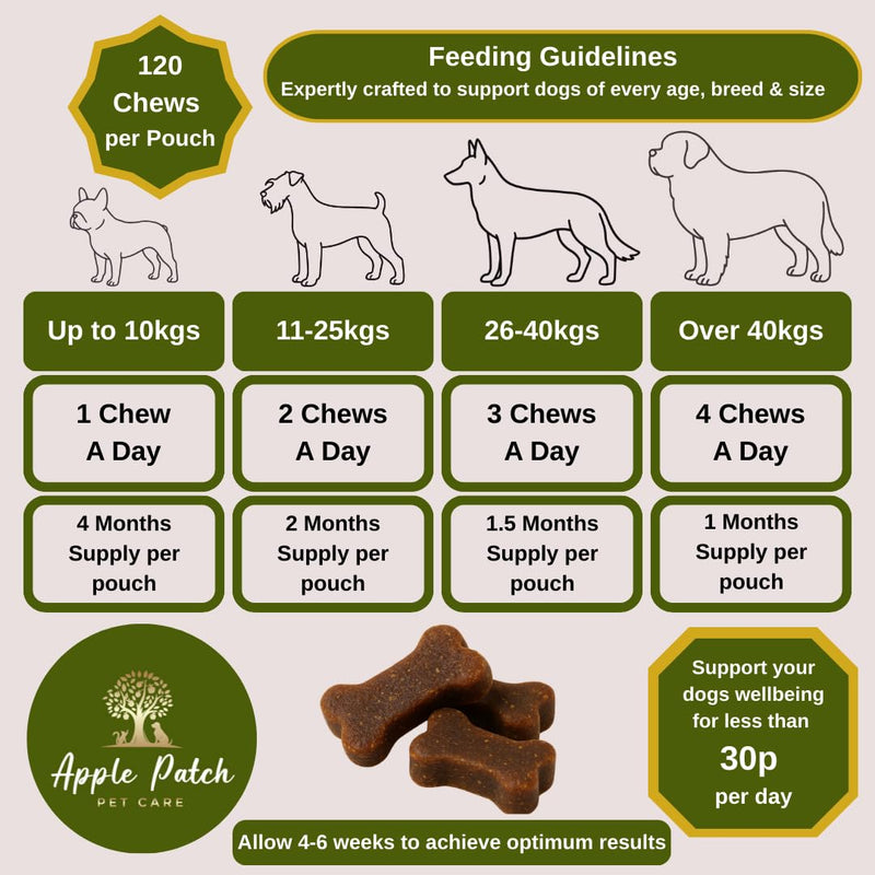 Premium Dog Multivitamin Soft Chews – Complete All-in-One Supplement for Joint, Skin, Coat, Digestion, Heart, Brain & Immune Health - Natural Ingredients - Full Wellbeing Support