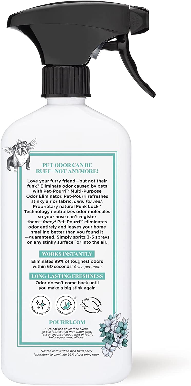 Pet-Pourri Pet Odor Air + Fabric Odor Freshener Spray, Pawsitively Fresh, 16 Fl Oz - BeesActive Australia