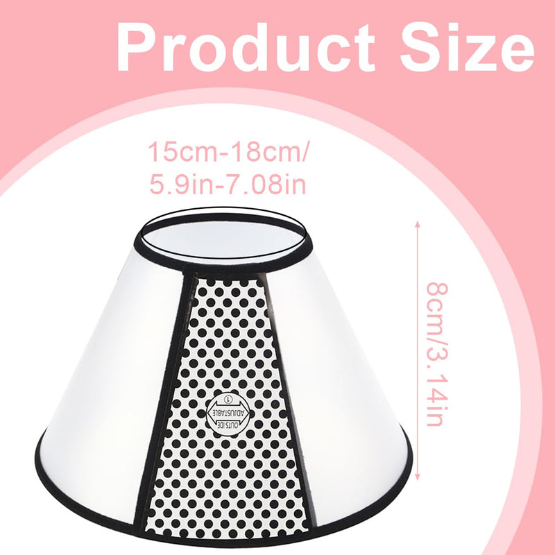 VAEIORP 1 Neck Collar for Pets Pets Plastic Elizabethan Plastic Elizabethan Collar Soft Cat Protective Collar Lightweight Elizabethan Collar for Kittens Puppies XS 15-18CM - BeesActive Australia