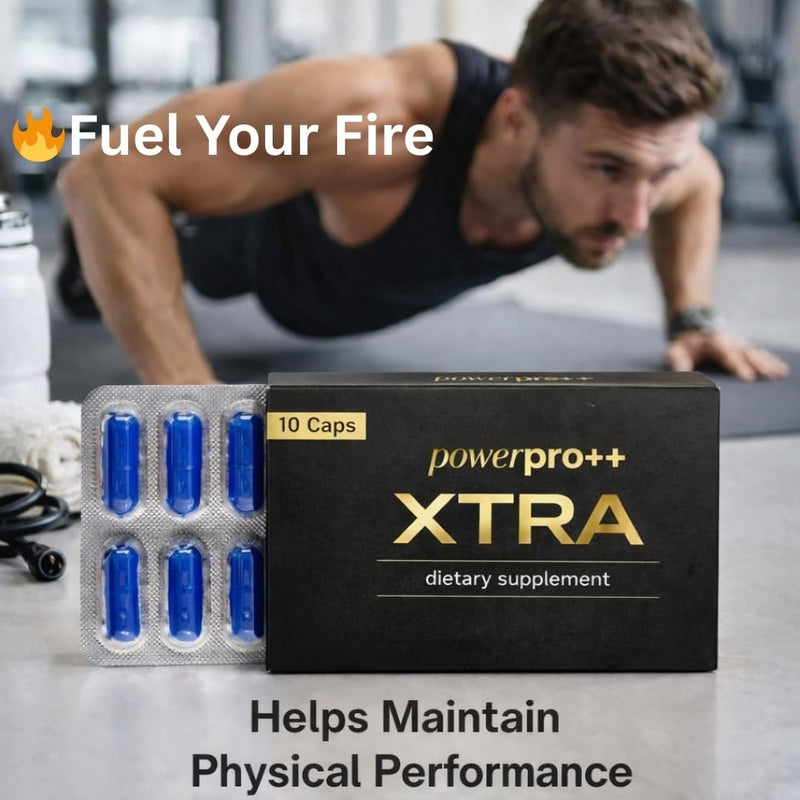 PowerPro++ Energy Support Supplement – Extra Strength Formula to Support Energy, Endurance & Daily Performance – 10 Capsules (1 Box)