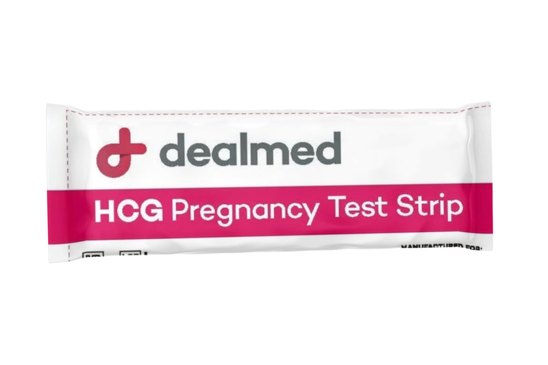 Dealmed HCG Pregnancy Test Strips - 50 Pack Home Testing, Quick Results in 3-5 Minutes, CLIA Waived - BeesActive Australia