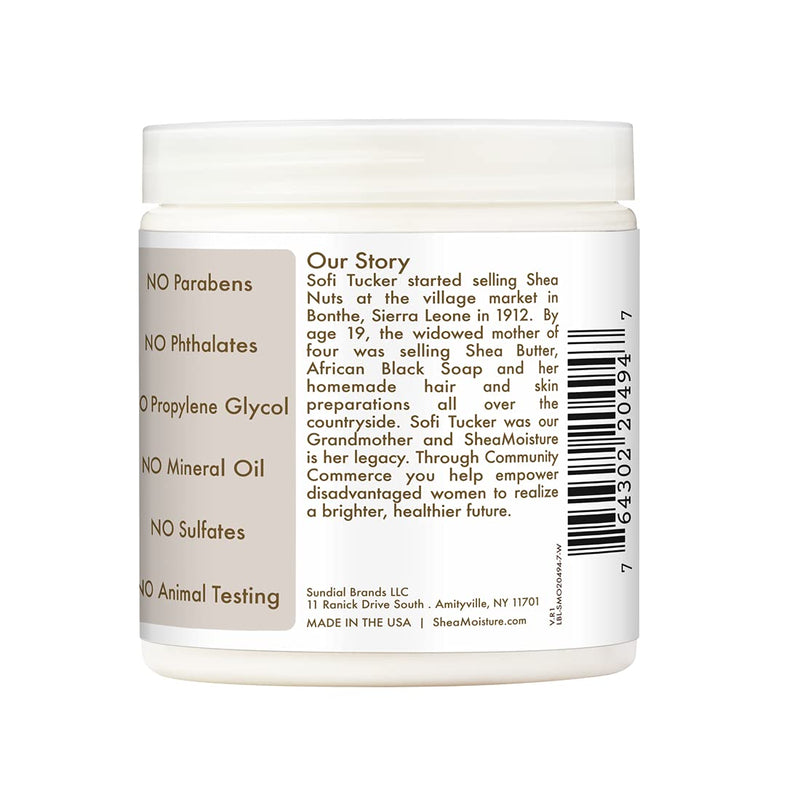 SheaMoisture Daily Hydration Crème Sugar Scrub Care for Dry Skin 100% Virgin Coconut Oil Acacia Senegal Exfoliating Scrub, Coffee, 8 Oz - BeesActive Australia