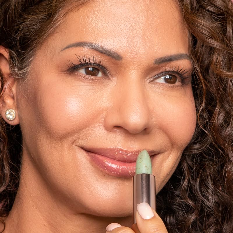 Natural Lip Scrub – 100% Natural Lip Exfoliator Made in Australia, Cruelty-Free | Polishes with Sugar Crystals | Nourishes with Shea, Jojoba & Avocado Oils | For Smooth, Beautiful, Hydrated Lips Mint