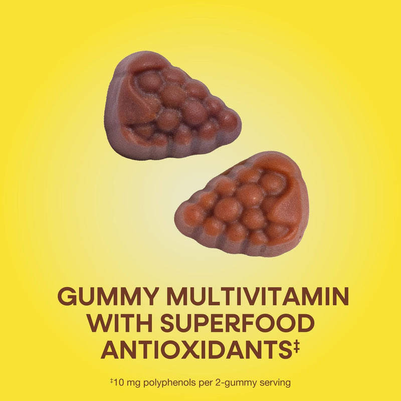 Nature's Way Alive! Women’s Multivitamin Gummy, Vitamins A, C, D3, E, 60ct | Berry Flavored, Daily Chewable Multivitamins for Women, B-Vitamins, Supports Immune, Heart, & Muscle Function* 60 Count (Pack of 1)
