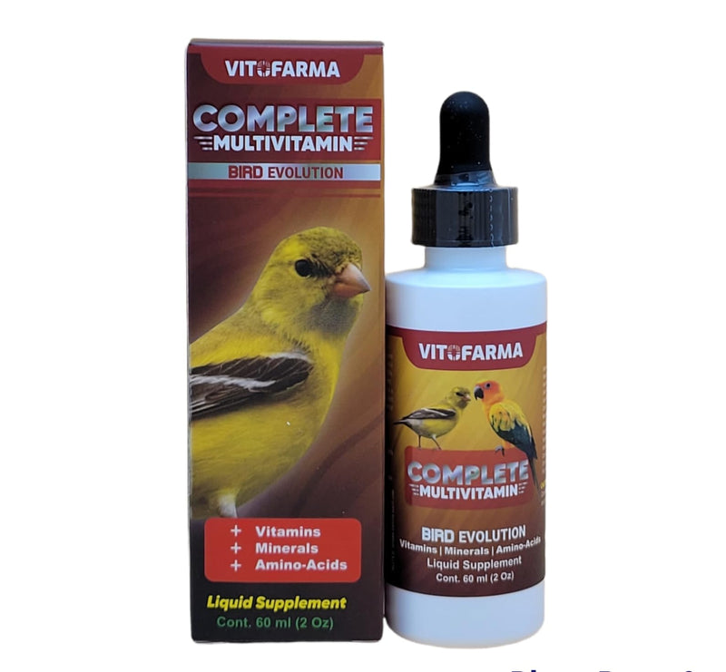 Multi-Vitamin for Birds, High-Potency Vitamin & Mineral Supplement for Pet Birds 2.0 Ounce