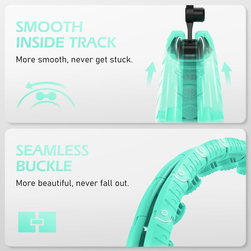 6 Extra Links Weighted Hula Circle-Plus Size Accessories for Adults Weight Loss