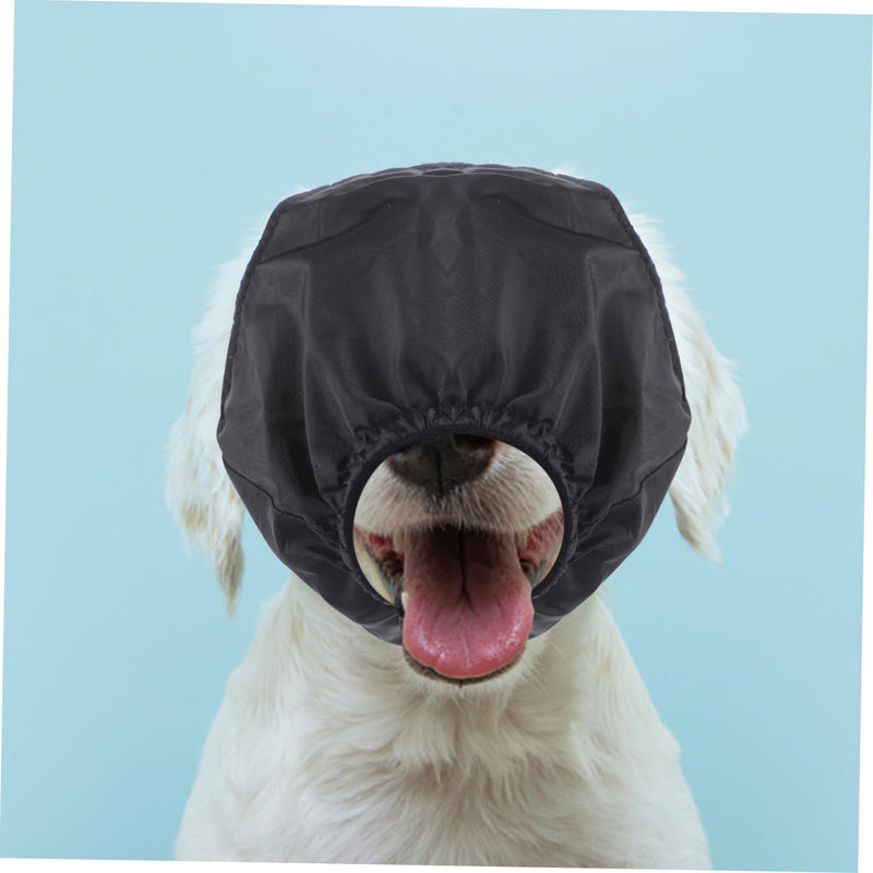 Safety Eye Mask for Pets Durable Pet Blind Noise Cancelling Headphones with Noise Cancelling Lid Multi Nylon Pack of 1 S black