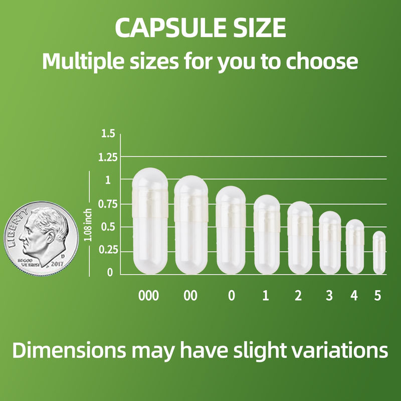 Size 2 Empty Capsules - 100 Count Clear Empty Pill Capsules Size 2 with Capsule Filling Kit, Fillable Vegan Vegetarian Capsule Empty for Vitamins, Easy for DIY Supplements