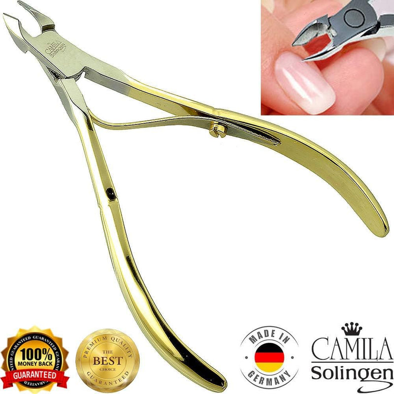 CS50 4" Professional Nail Cuticle Trimmer from Solingen, Germany. Best Stainless Steel, Anti-corrosive. Perfect Tool for Manicure and Pedicure. Premium Cuticle Cutter (7mm Blade) CS50
