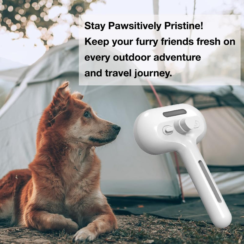 Cat Steam Brush 2024 NEW- Steamy Cat Dog Brush with Release Button and Cool Mist, 3 In 1 Water Brush for Indoor Cat and Dog, Steam Pet Brush for Shedding, Pet Hair Removal Comb with Water Tank (White) White - BeesActive Australia