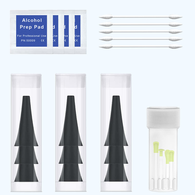 ScopeAround Ear Spoon with Ear Camera Otoscope Accessories, Compatible with Digital Otoscope, Includes 9 Speculums, 4 Ear Picks, and 1 Pack of Q-Tips, Lens Diameter: 3.9mm - BeesActive Australia