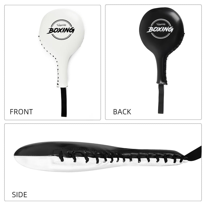 Valleycomfy Boxing Target Paddles Fight Gear Punching & Striking Pads White