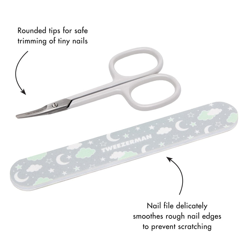 Tweezerman Baby Nail Scissors with Bear File (Assorted) - BeesActive Australia