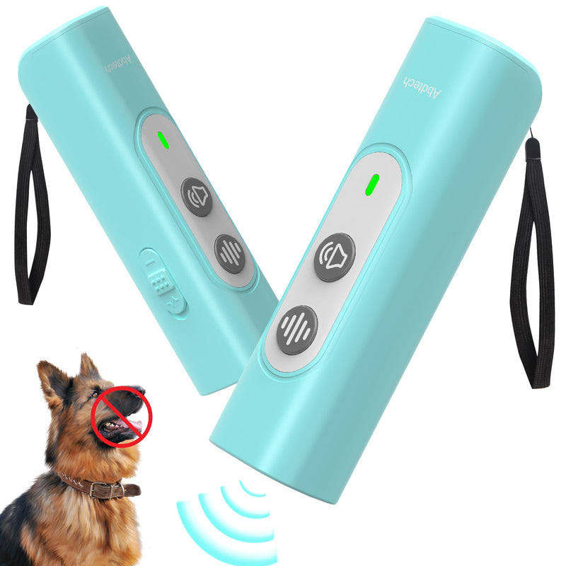 Anti Barking Device for Dogs - Dog Bark Deterrent Devices for Stopping Bad Dog Behavior - Ultrasonic Dog Bark Deterrent, Refuse to Shout and Slap - Best Anti Barking Device Rechargeable（Blue） Blue