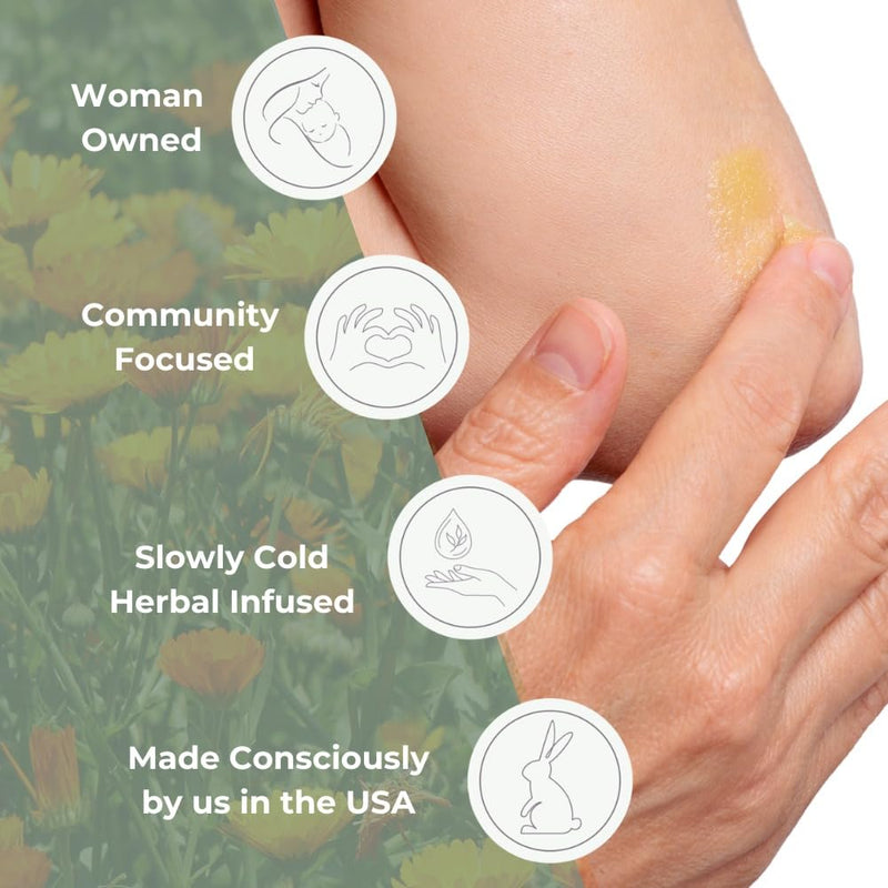 Ora's Amazing Herbal Foot Care Butter, Heel Balm, Foot Balm, Repair Cream for Dry Cracked Heels & Feet (8 oz) Tea Tree, Lavender, Peppermint 8 Ounce (Pack of 1) - BeesActive Australia