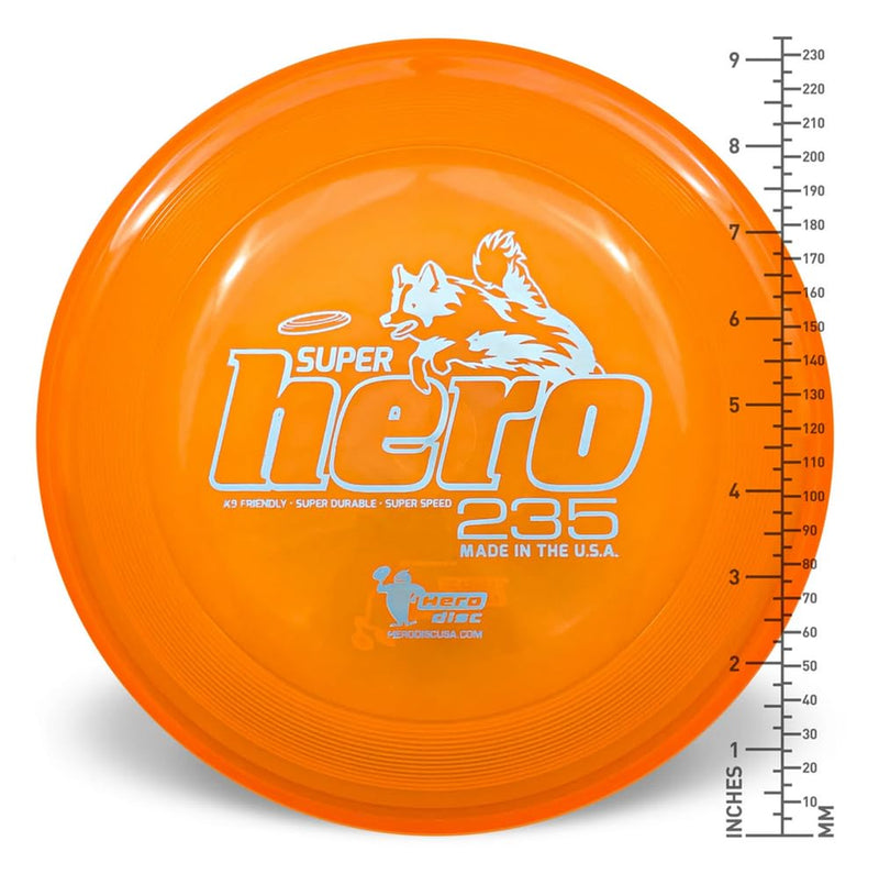 Superhero 235 K9 Candy Plastic Dog Frisbee, Outdoor Dog Toy and Pet Frisbee, Puncture Resistant Dog Flying Disc (Pink) Pink - BeesActive Australia