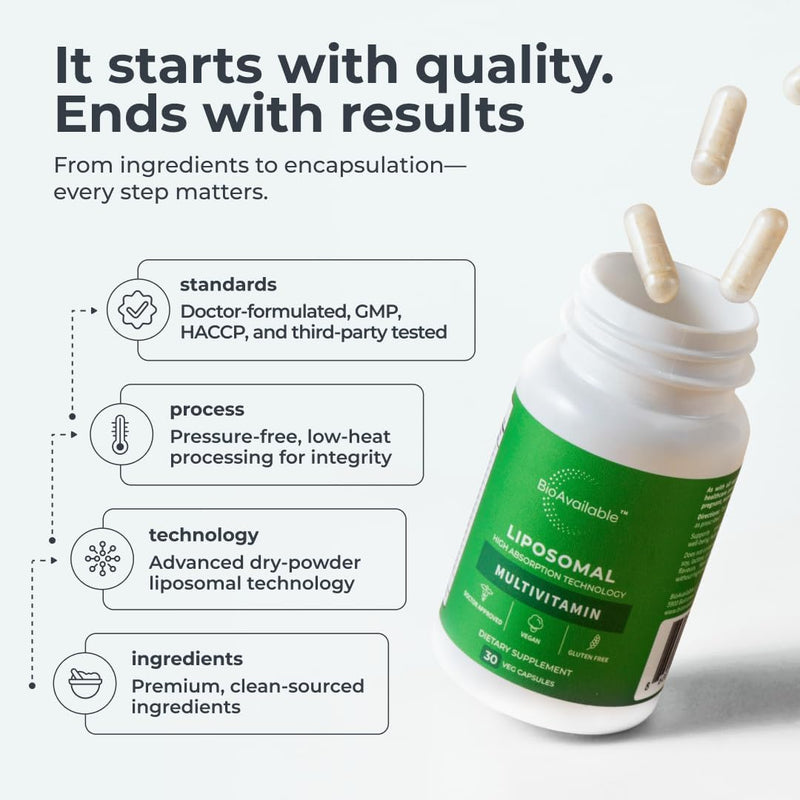 Liposomal Multivitamin Capsule | 30 Capsules | Maximum Absorption
