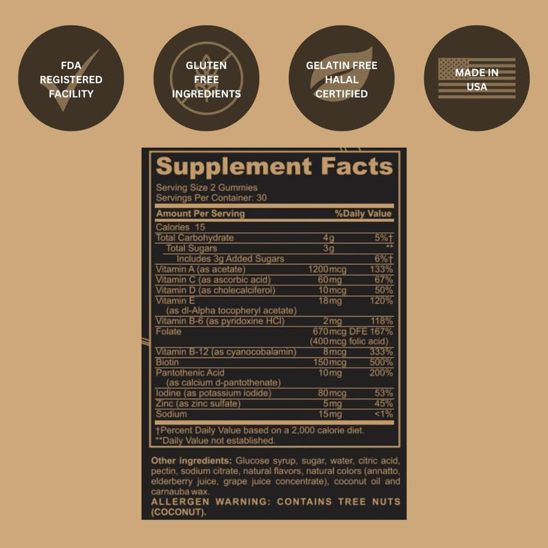 Black Girl Vitamins Look Good Feel Good Bundle – Hair Skin & Nails, Vitamin D3 2000IU & Once a Day Multivitamin - Women's Supplement Bundle – Energy, Immunity & Beauty Support 3 Count (Pack of 1)