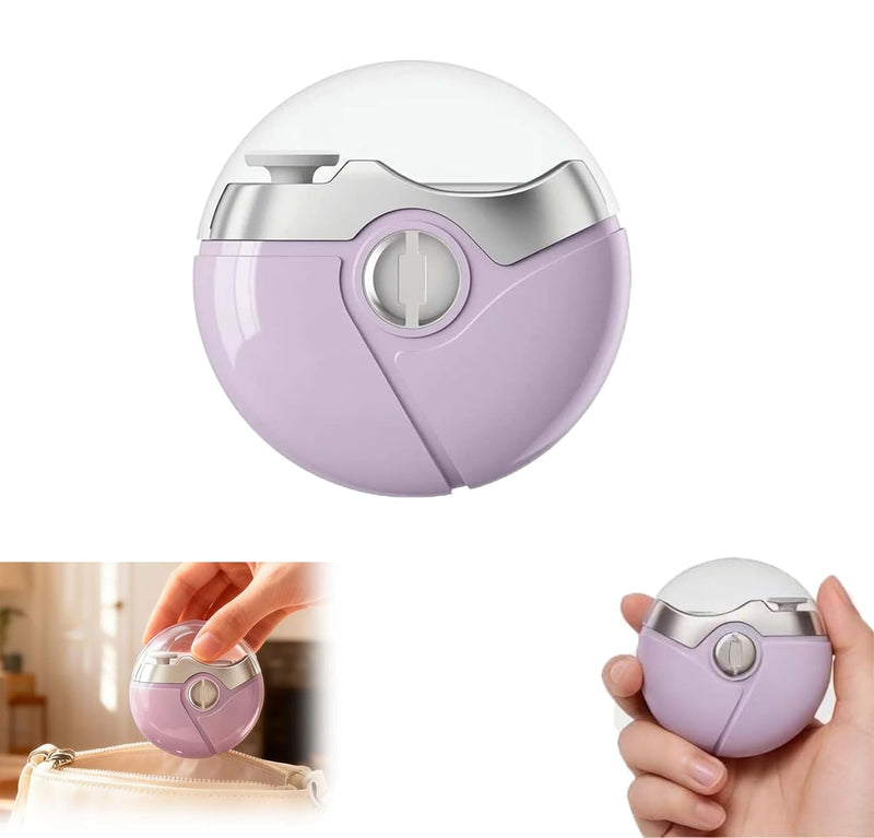 Electric Nail Clippers,3 in 1 Electric Polishing Automatic Nail Clippers,2 Adjustable Speeds, Automatic Nail Trimmer with LED Light&Clip Storage,USB Rechargeable for Kids, Adults,Seniors(Purple) - BeesActive Australia