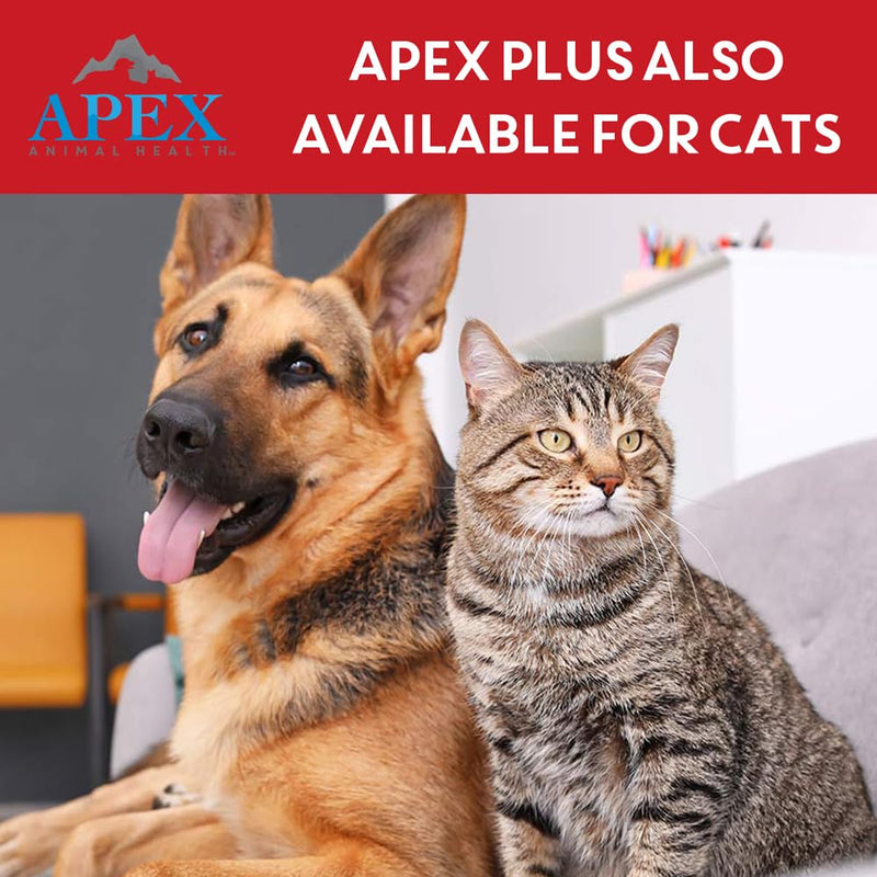 Apex Plus Flea and Tick Prevention for X-Large Dogs (89-132 lbs) | 6-Month Supply | Waterproof, 24-Hour Activation, 30-Day Protection 6 Count 89-132 lbs