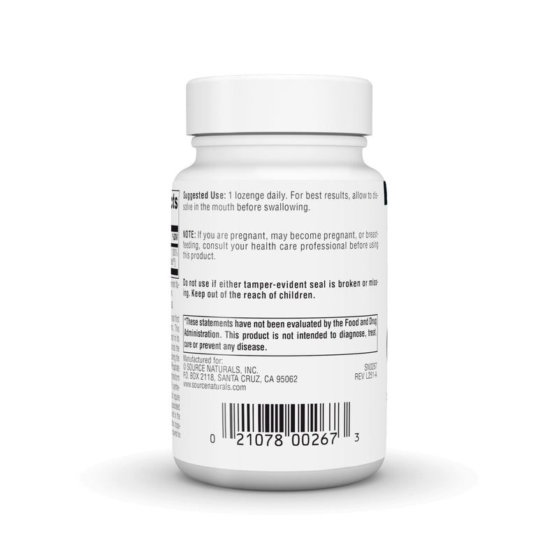 Source Naturals Coenzymated B-6, 25 mg - 120 Lozenges | P-5 Pyridoxal-5 Phosphate | Supports Amino Acid Metabolism* 120 Count (Pack of 1)