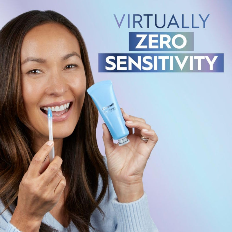 Crest Whitening Emulsions Leave-On Teeth Whitening Gel Kit + Overnight Freshness with Wand Applicator and Stand, Apply & Sleep, 0.88 Oz - BeesActive Australia