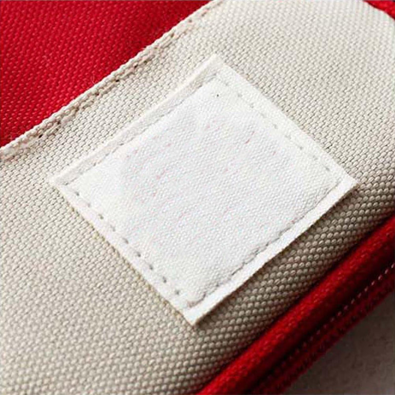 Red Portable Mini First Aid Kit, Outdoor Camping Family Survival First Aid Kit Cross Pattern First Aid Kit - BeesActive Australia