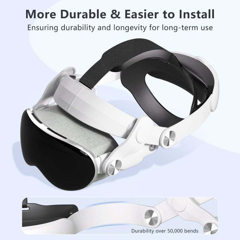 Eslick Head Strap Compatible with Apple Vision Pro, Adjustable Elite Strap Reduce Head Pressure, Enhanced Comfort and Gaming Immersion Strap for Vision Pro Accessories - BeesActive Australia