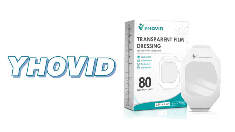 80 Packs Transparent Film Dressing 2.375" x 2.75" - Waterproof Bandages for Swimming, Showering, Wounds, Post Surgical Shower or IV Shield, Tattoo Aftercare Bandage, Scar Therapy, Adhesive Patches 2.375" x 2.75"(80 PCS)