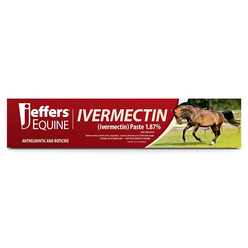 Jeffers Ivermectin Horse Dewormer | 6 Doses | Gel Dewormer for Horses - BeesActive Australia