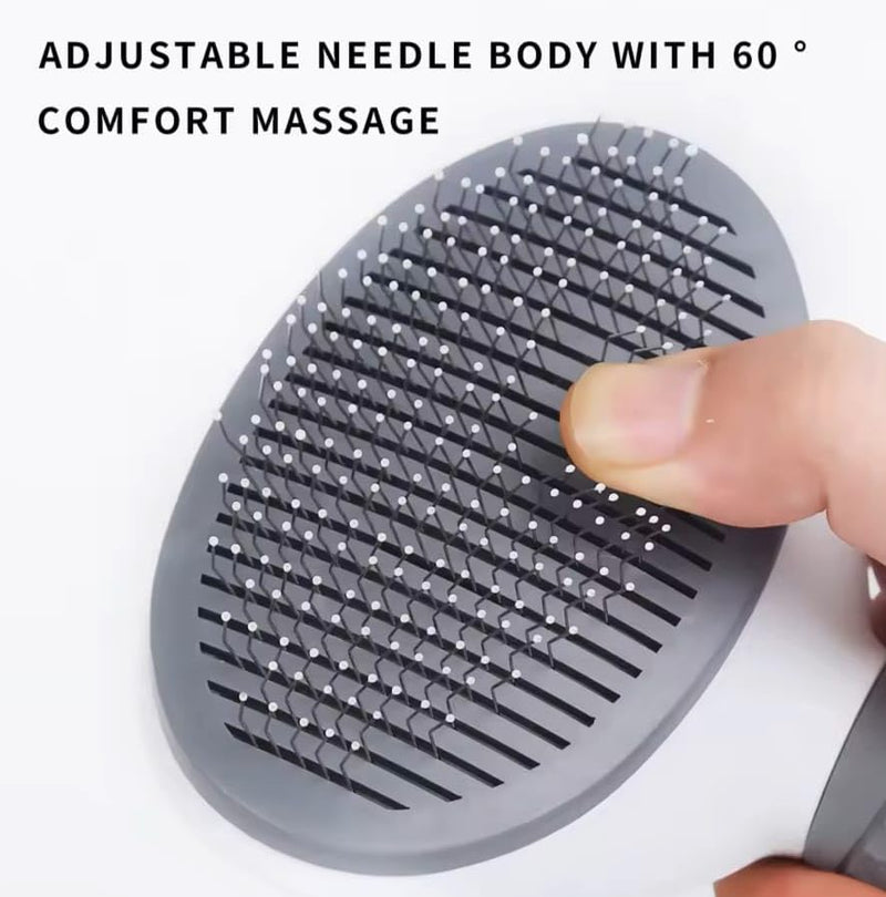 Brush Cat and Dog for shedding Gromming Cat brushes for indoor Cats Dog slickers cat fur brush cat comb with Release Button Dog Gromming Brush pet brush for semi short to semi long,, 7.84 - BeesActive Australia