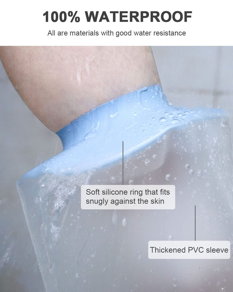 Cast Covers for Shower Arm, Waterproof Cast Cover Arm Adult, Soft Comfortable Cast Protector for Shower, Reusable Elastic Cast Bag for Bandage, Wound Care Supplies, After Surgery Gifts - BeesActive Australia