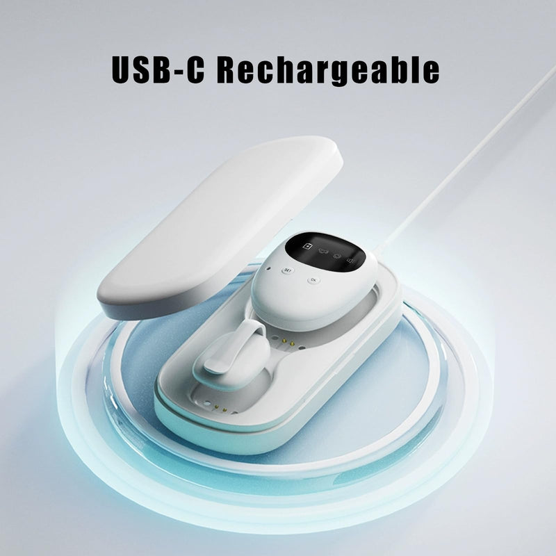 Wireless Bedwetting Alarm for Boys and Girls, USB Rechargeable, 3 Working Modes, Pee Alarm for Children (White) White
