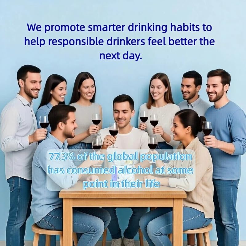 Supplement with Milk Thistle, L-Cysteine, DHM | 12 Doses | Support Your Liver, Feel Better After Drinking, Prickly Pear, DHM, L-Cysteine, Milk Thistle