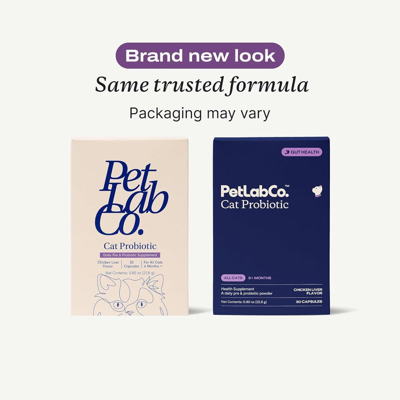 PetLab Co. Probiotics for Cats, Support Gut Health, Occasional Diarrhea, Digestive Health & Immune Support - Easy to Use - 30 Count