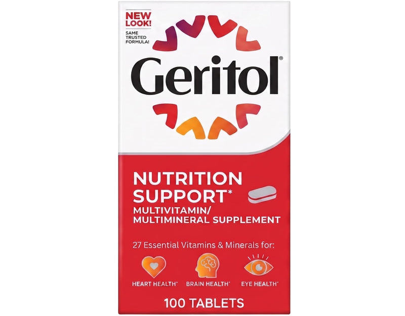 Geritol Complete Tablets, 100 Count (Pack of 3)