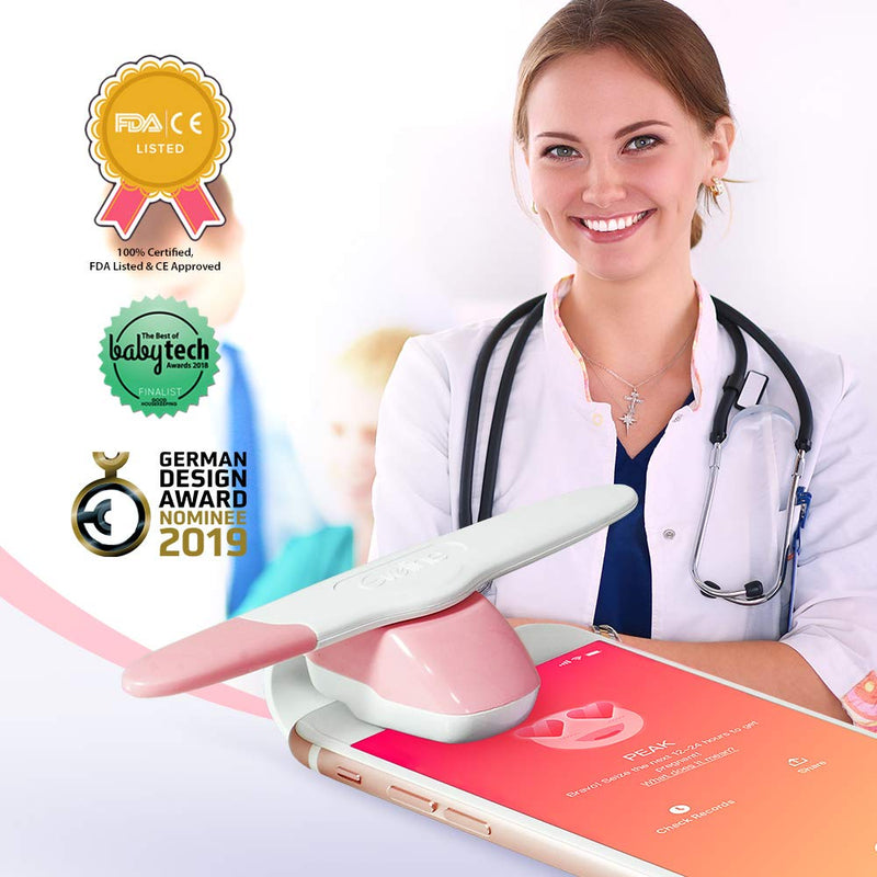 Eveline Digital Ovulation Test Predictor Kit - 5 Easy at Home Ovulation Test Strips with Smart Scanner for One Cycle, Digital Results on Eveline App, 99% Accuracy, FSA/HSA Eligible 5 Count (Pack of 1) - BeesActive Australia