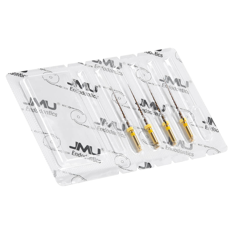 JMU 4 Pcs Wave-G4 Files, #20/07 31mm Dental Niti Rotary Files 20/07 (31mm) 1
