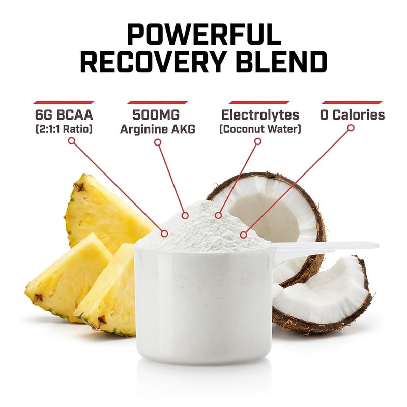 Type Zero Ultra Clean Vegan BCAA Powder + Electrolytes Tropical Fruit Punch | 6g Per Serving, 2:1:1 Sugar-Free, No Sucralose, BCAAs Amino Acids Supplement, After Workout Drink, 30 Servings