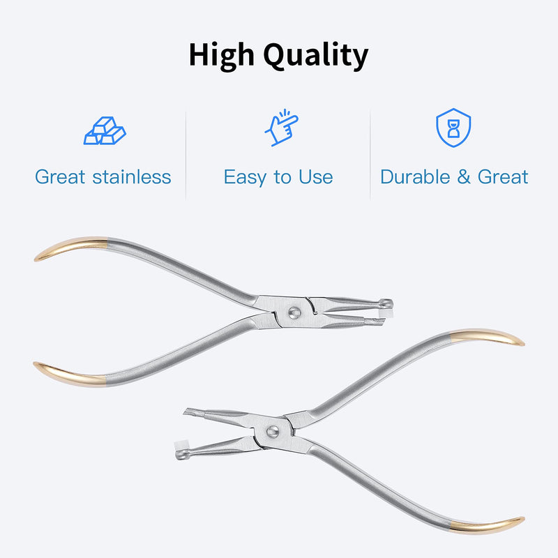 Dental Adhesive Removing Pliers, Orthodontic Bandage Remover Forceps Dental Surgical Instrument Tool Tooth Pulling Kit for Dentist - Easy to Use and Portable - BeesActive Australia