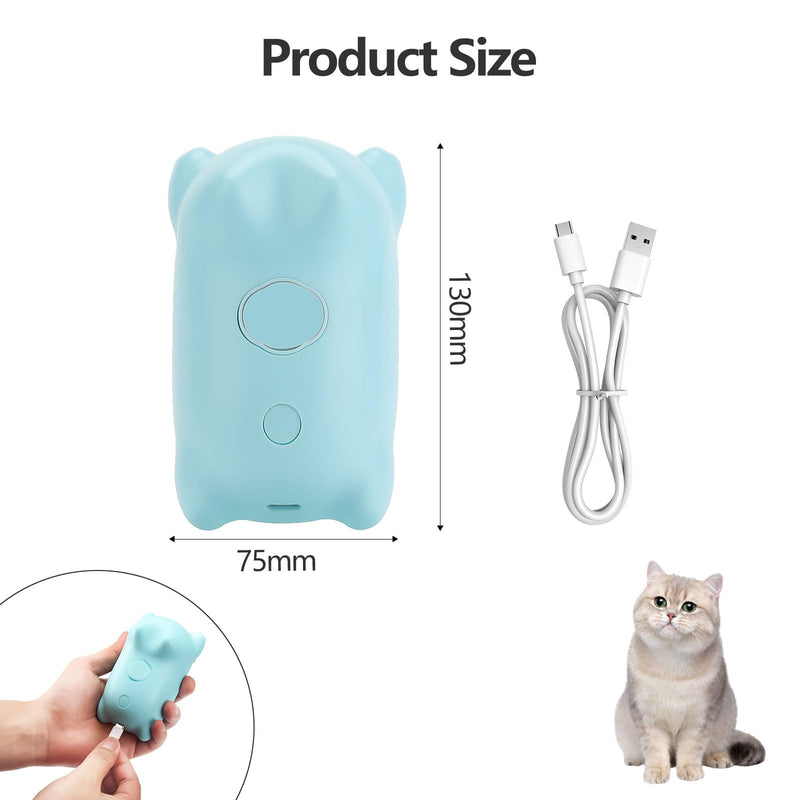 cat brush with steam,cat steam brush,3-in-1 steam brush cat spray massage comb cat comb,grooming brush pet hair removal comb for cat and dog ，2 spray opening Blue - BeesActive Australia