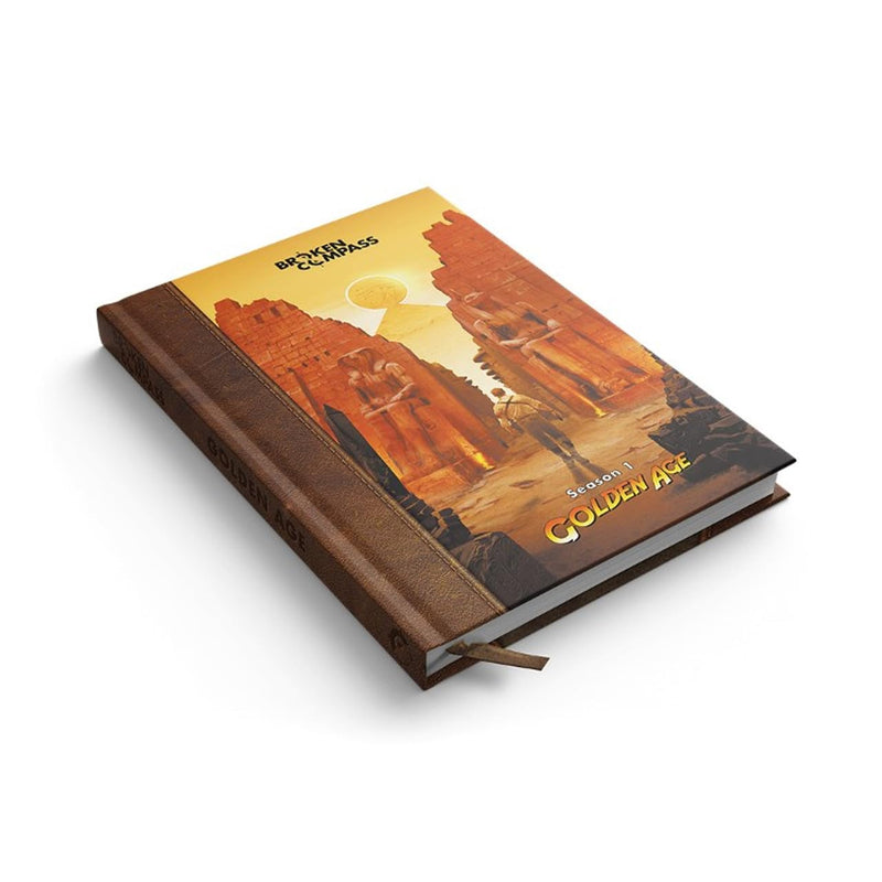 Broken Compass Golden Age - Season 1 Rulebook, Roleplaying Game Inspired by Adventure Movies, Fun RPG for Kids and Adults, Ages 14+, 2-5 Players, 120+ Minute Playtime, Made by CMON